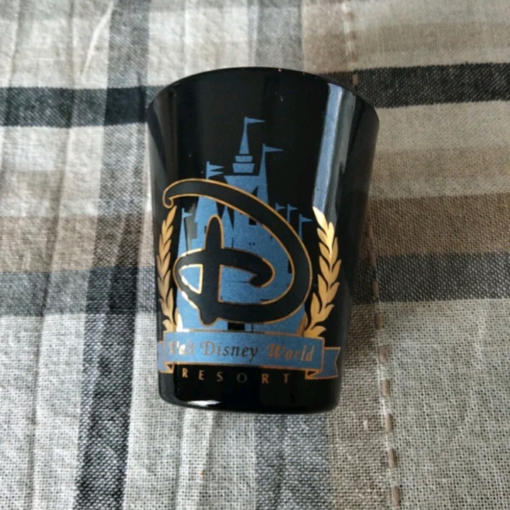 Walt Disney Resort Shot Glass Black